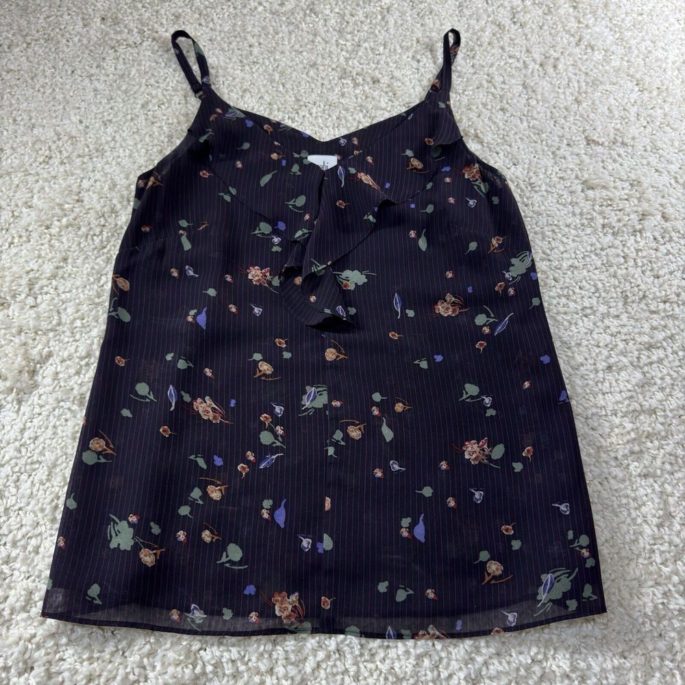 Cabi 3607 Tank Top Women's Extra Small Xs‎ Floral Summer Shirt